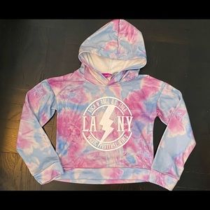 NWT SPARKLE Girls NY/LA Rocker Sweatshirt - 6 Years
